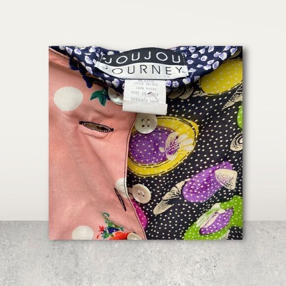 JouJou Journey Patchwork Quilt Long Boho Skirt Sz 6 NWOT - Picture 6 of 6